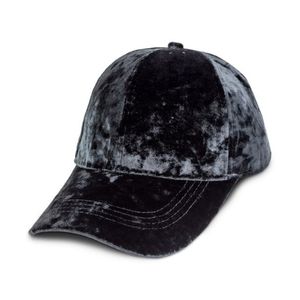 David and Young Black Velvet Baseball Cap NWT